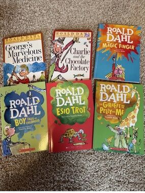 Lot of 6 Roald Dahl Books elementary high interest